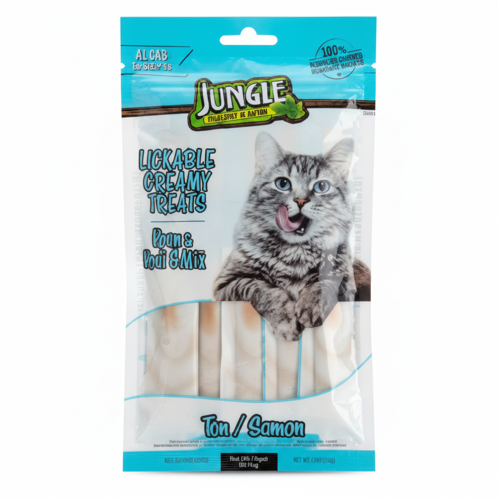Jungle Lickable Creamy Treat Salmon – 70g