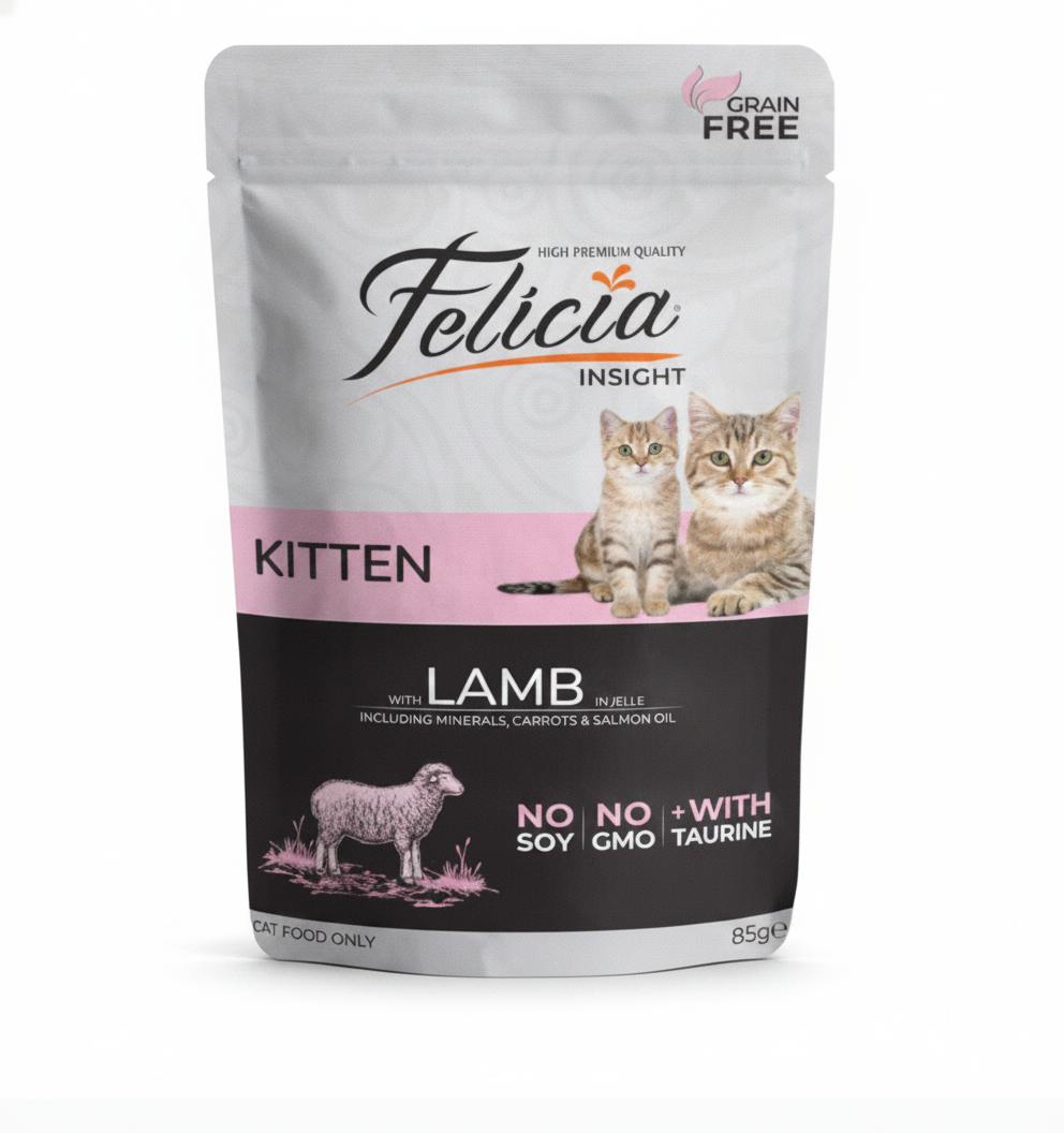 Felicia Kitten Lamb in Jelly Grain Free -85g