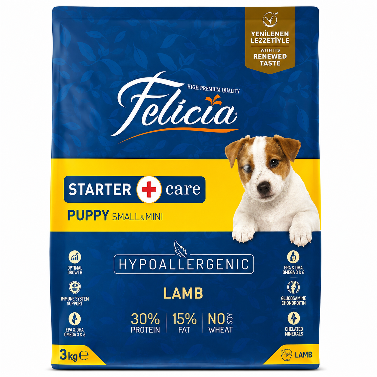 Felicia Starter Care Puppy Food Lamb Small -3KG