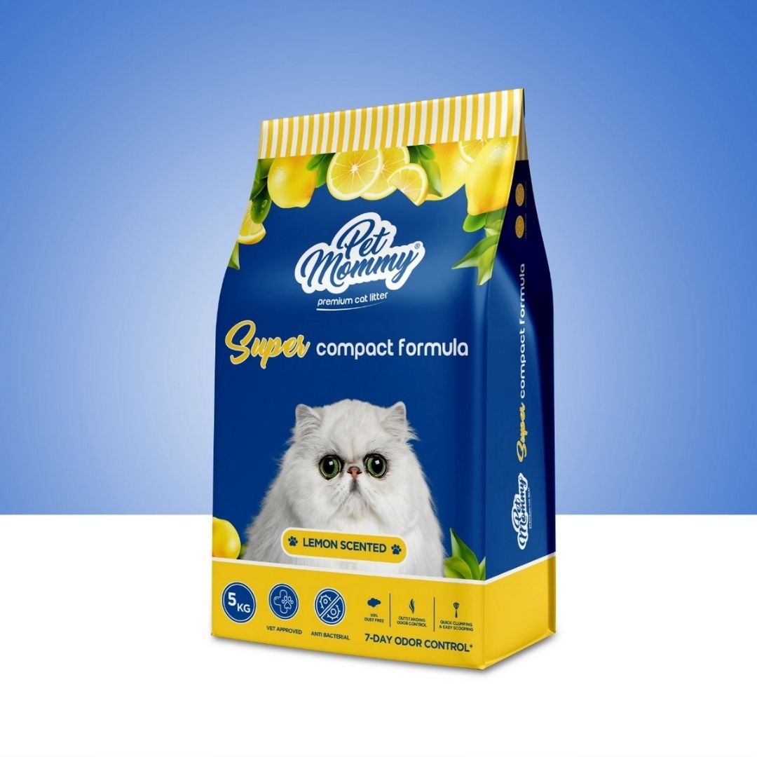 Pet Mommy Premium Cat Litter-Lemon Scent -5L