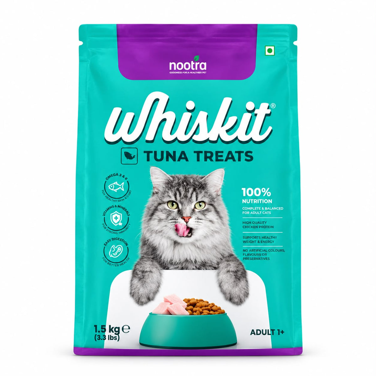 Whiskit Tuna Delight Adult Cat Food -1.36kg