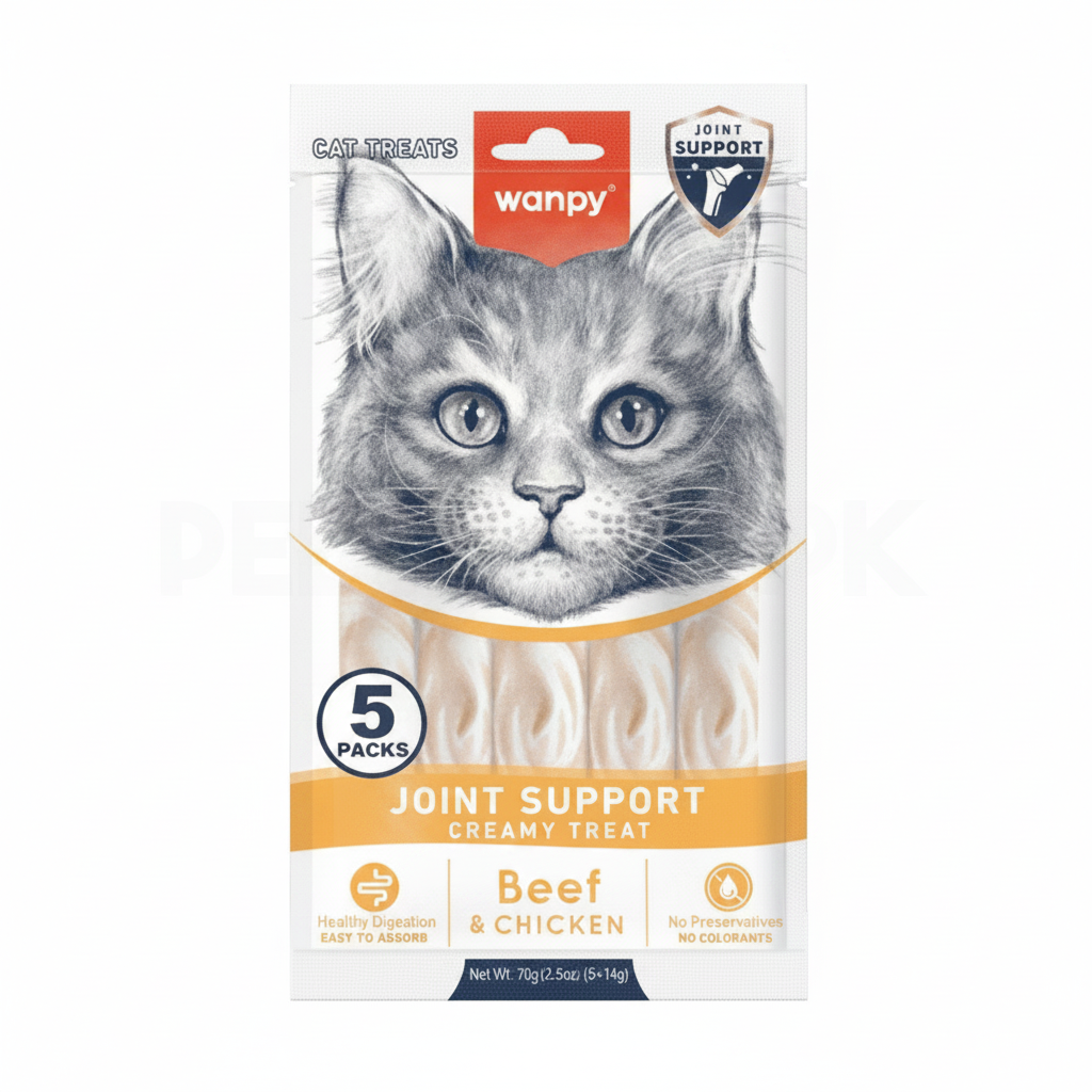 Wanpy Medicated Creamy Treat / Joint Support / Beef And Chicken – 70g