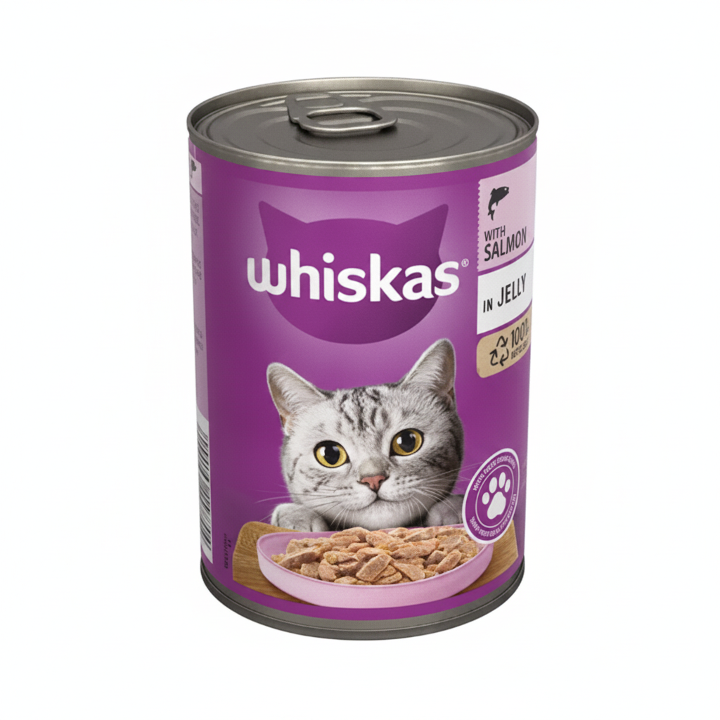 Whiskas Cat Food Tin Jelly Chicken -390g