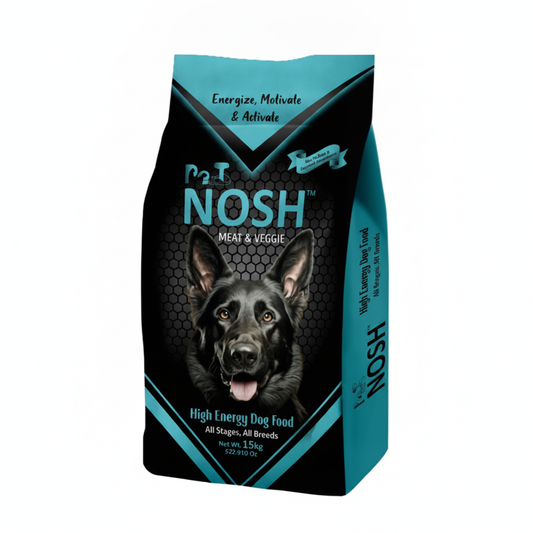 Pet Nosh High Energy Adult Dog Food Meat & Veggie -3KG