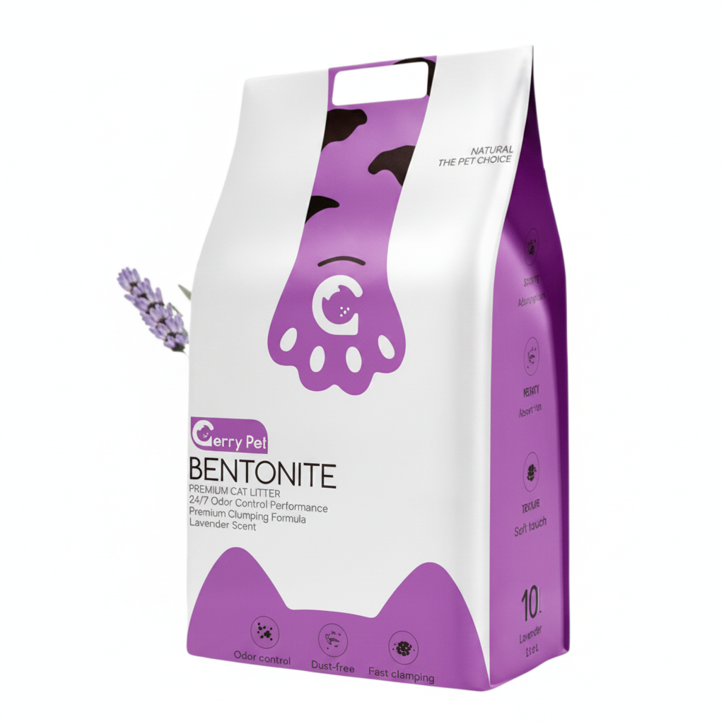 Gerry Pet Bentonite Cat Litter (Lavender Scented) -5L