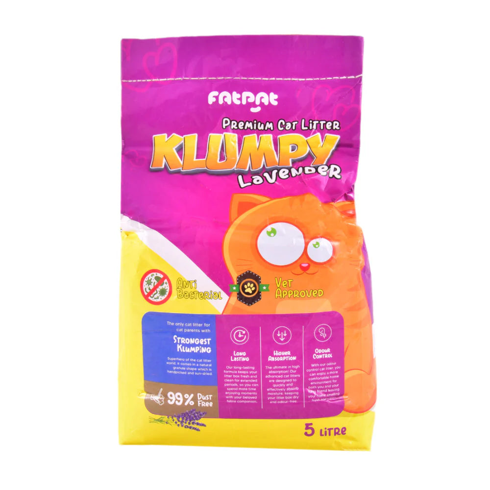 Klumpy Cat Litter Levender Scent -5L