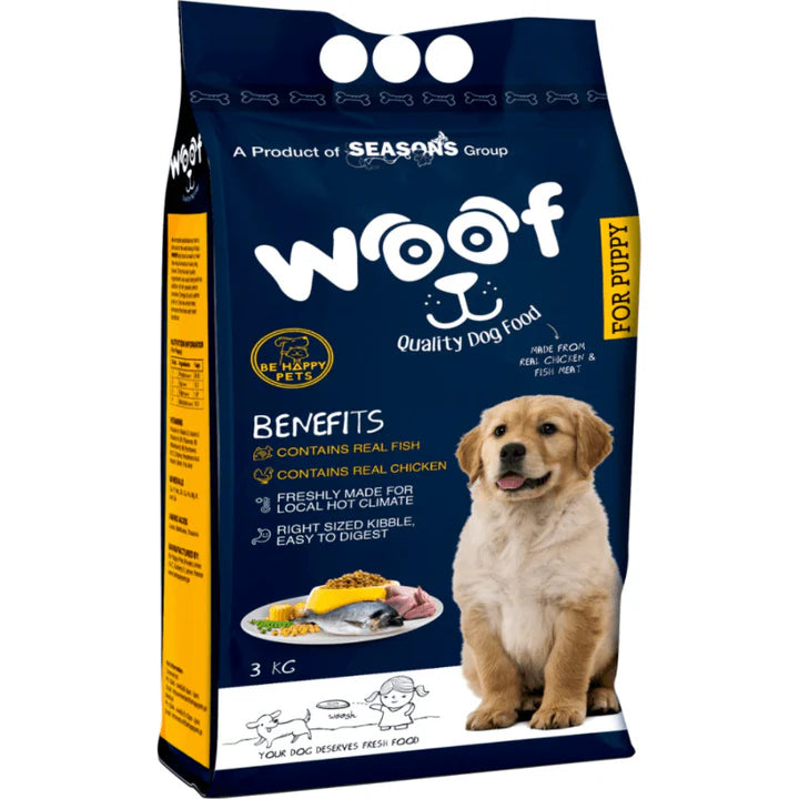 Woof Quality Dog Food – For Puppy (3 KG)