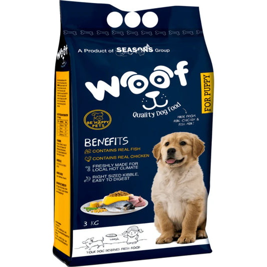 Woof Quality Dog Food – For Puppy (3 KG)