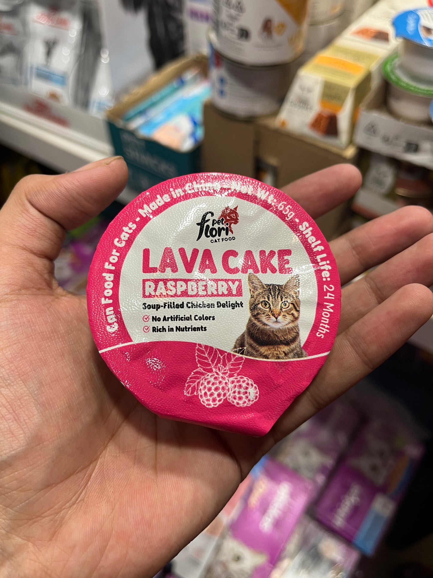 Flori Pet Lava Cake Creamy Cat Treats – Assorted Flavors (65g)