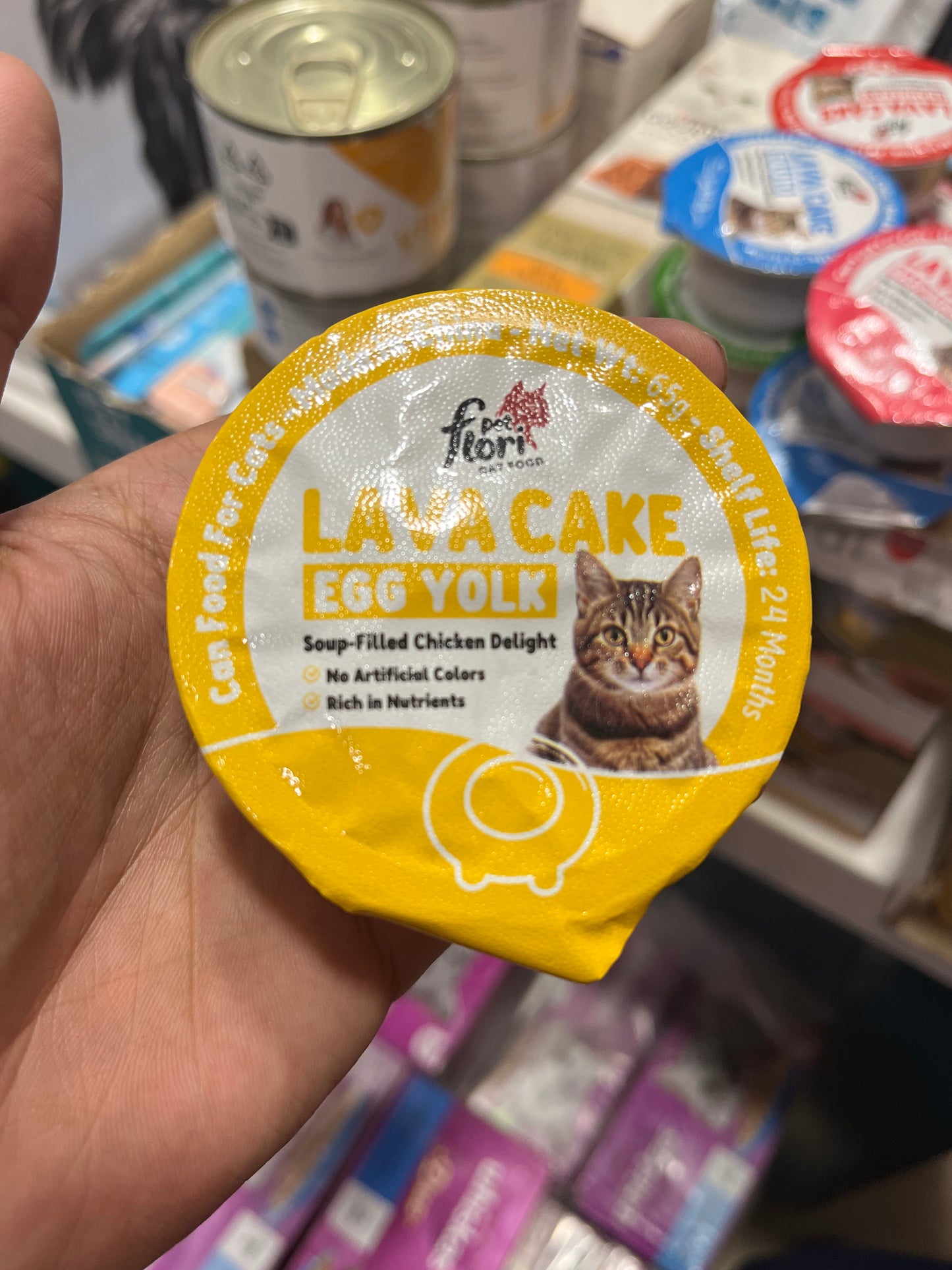 Flori Pet Lava Cake Creamy Cat Treats – Assorted Flavors (65g)