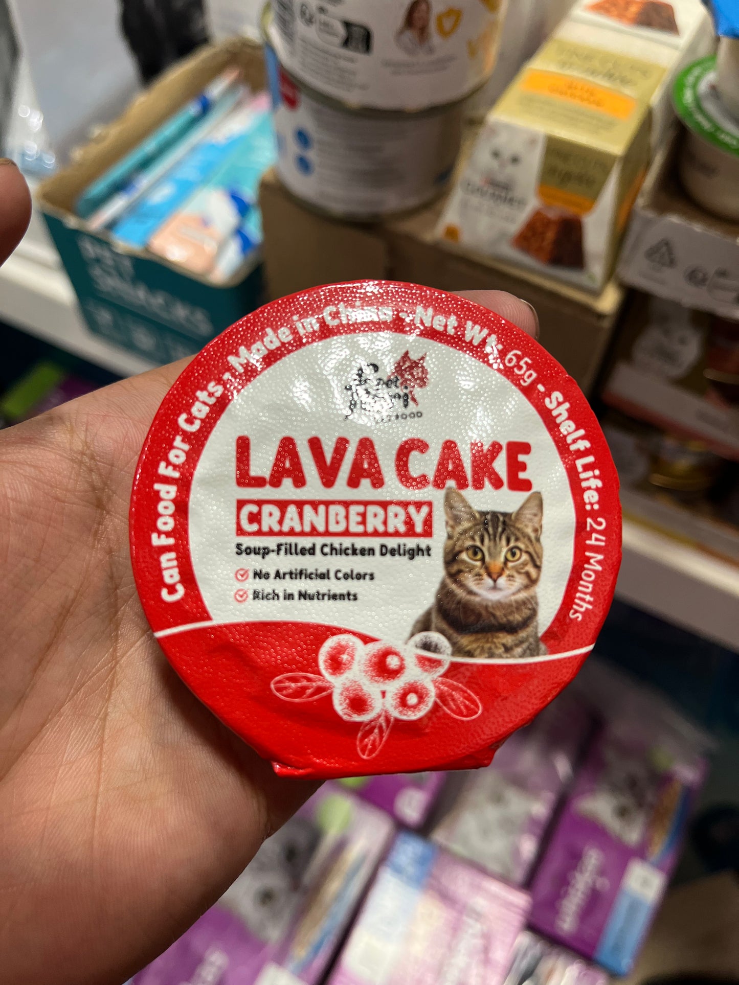 Flori Pet Lava Cake Creamy Cat Treats – Assorted Flavors (65g)
