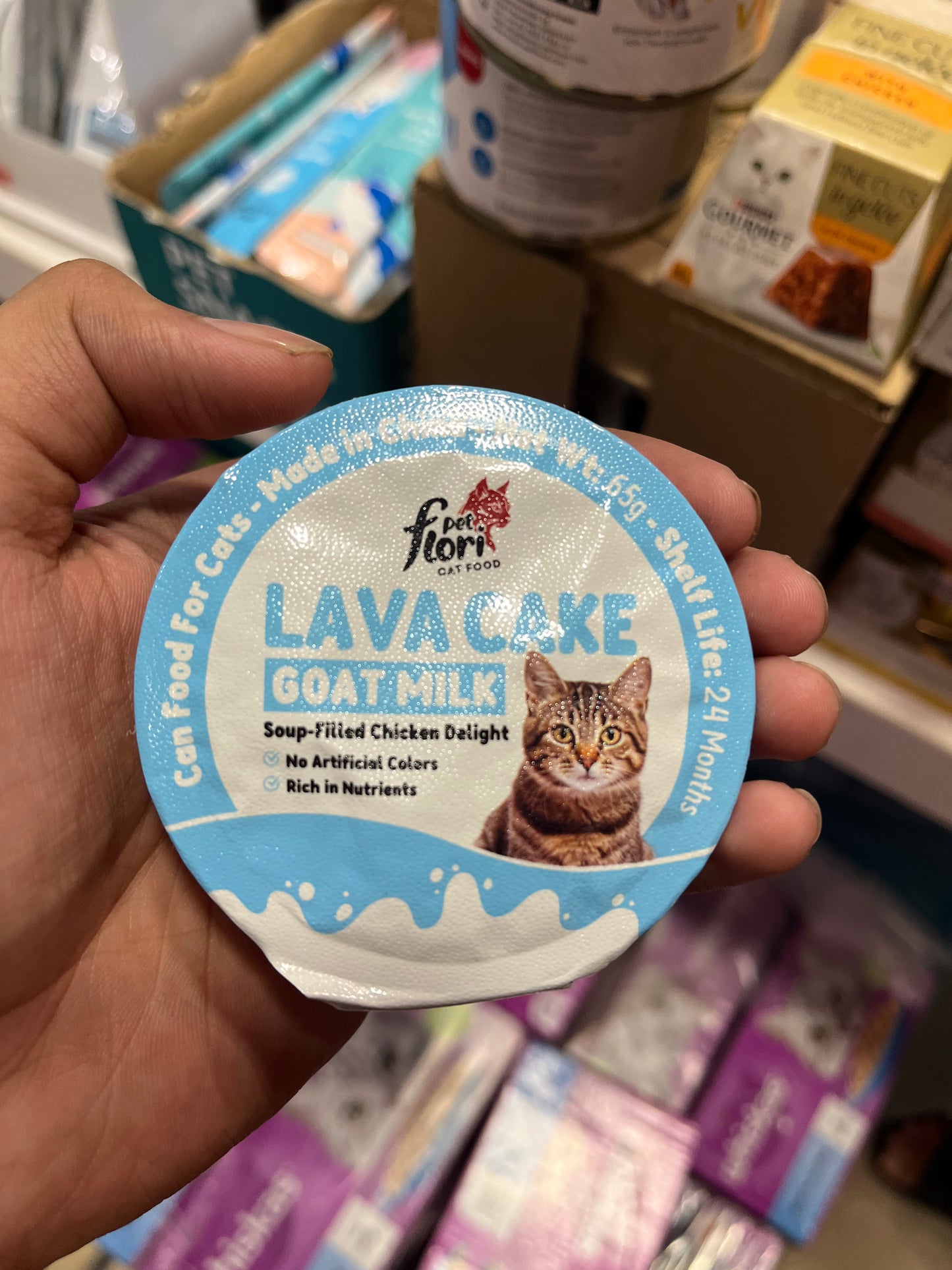 Flori Pet Lava Cake Creamy Cat Treats – Assorted Flavors (65g)