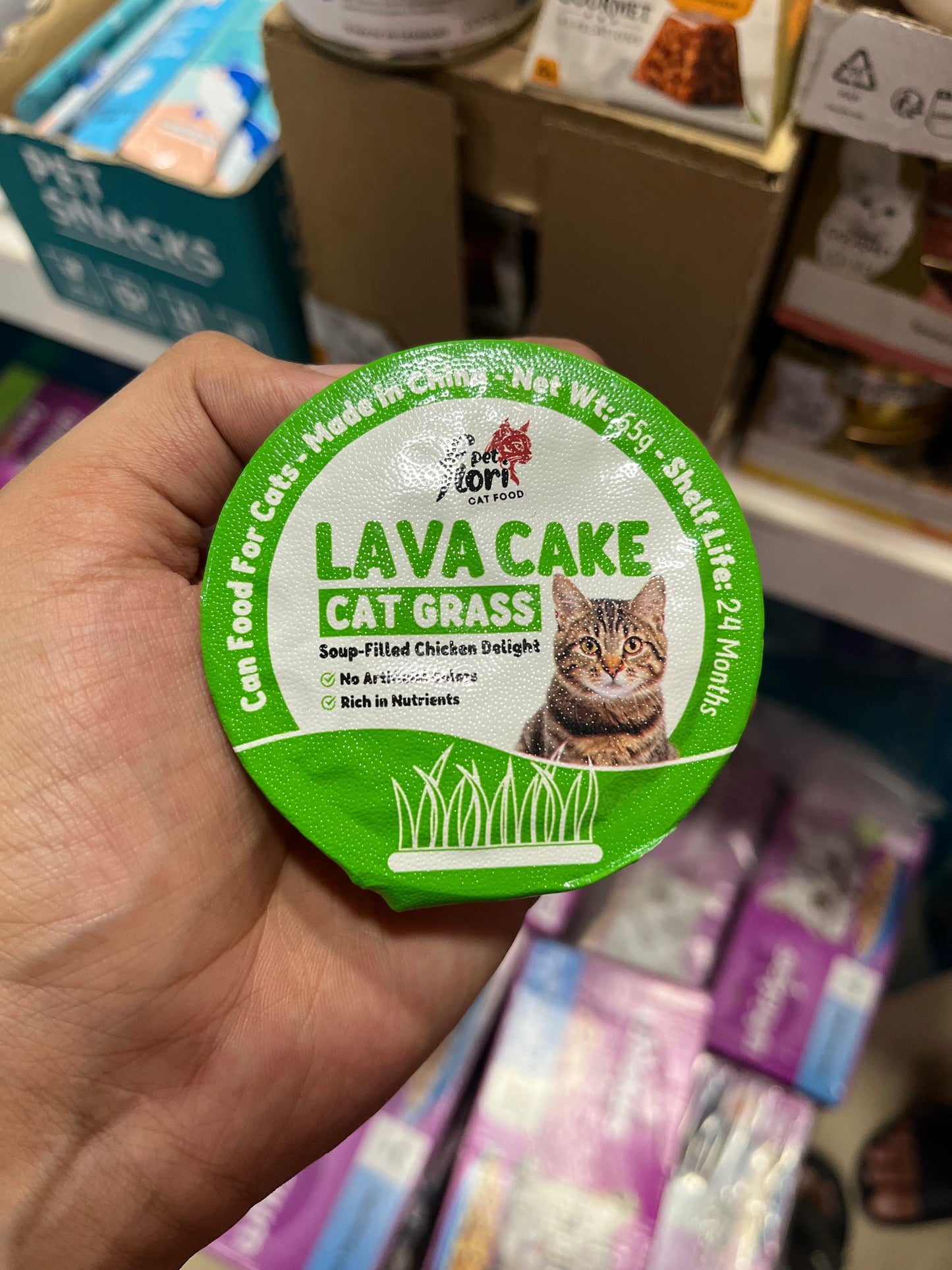 Flori Pet Lava Cake Creamy Cat Treats – Assorted Flavors (65g)