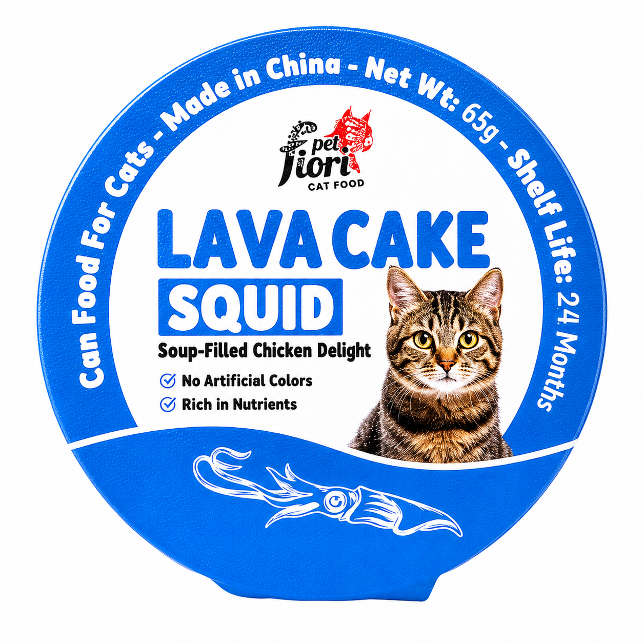 Flori Pet Lava Cake Creamy Cat Treats – Assorted Flavors (65g)