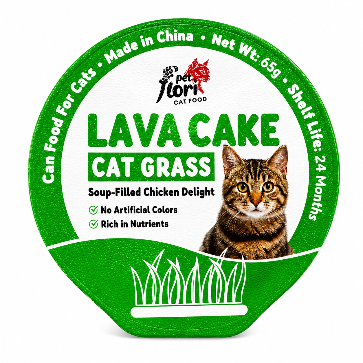 Flori Pet Lava Cake Creamy Cat Treats – Assorted Flavors (65g)