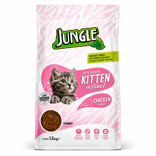 Jungle Chicken Kitten Food -1.5kg