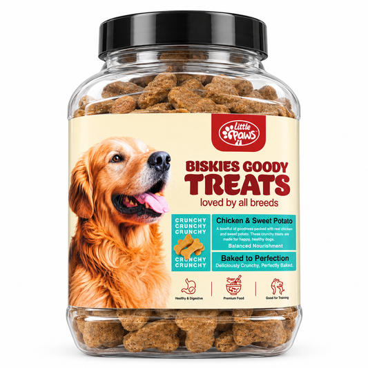 Little Paws Biskies Goody Dog Treats – Chicken & Sweet Potato