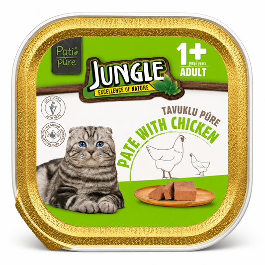 Jungle Adult Cat Pate With Chicken – 100g
