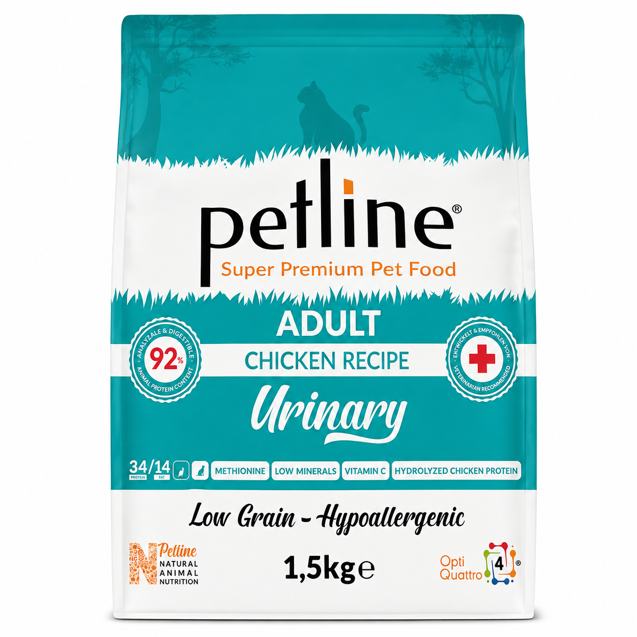 Petline Super Premium Adult Urinary Cat Food Chicken Recipe -1.5KG