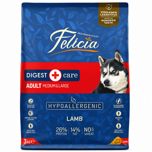 Felicia Digest Care Adult Lamb Medium & Large Dog Food