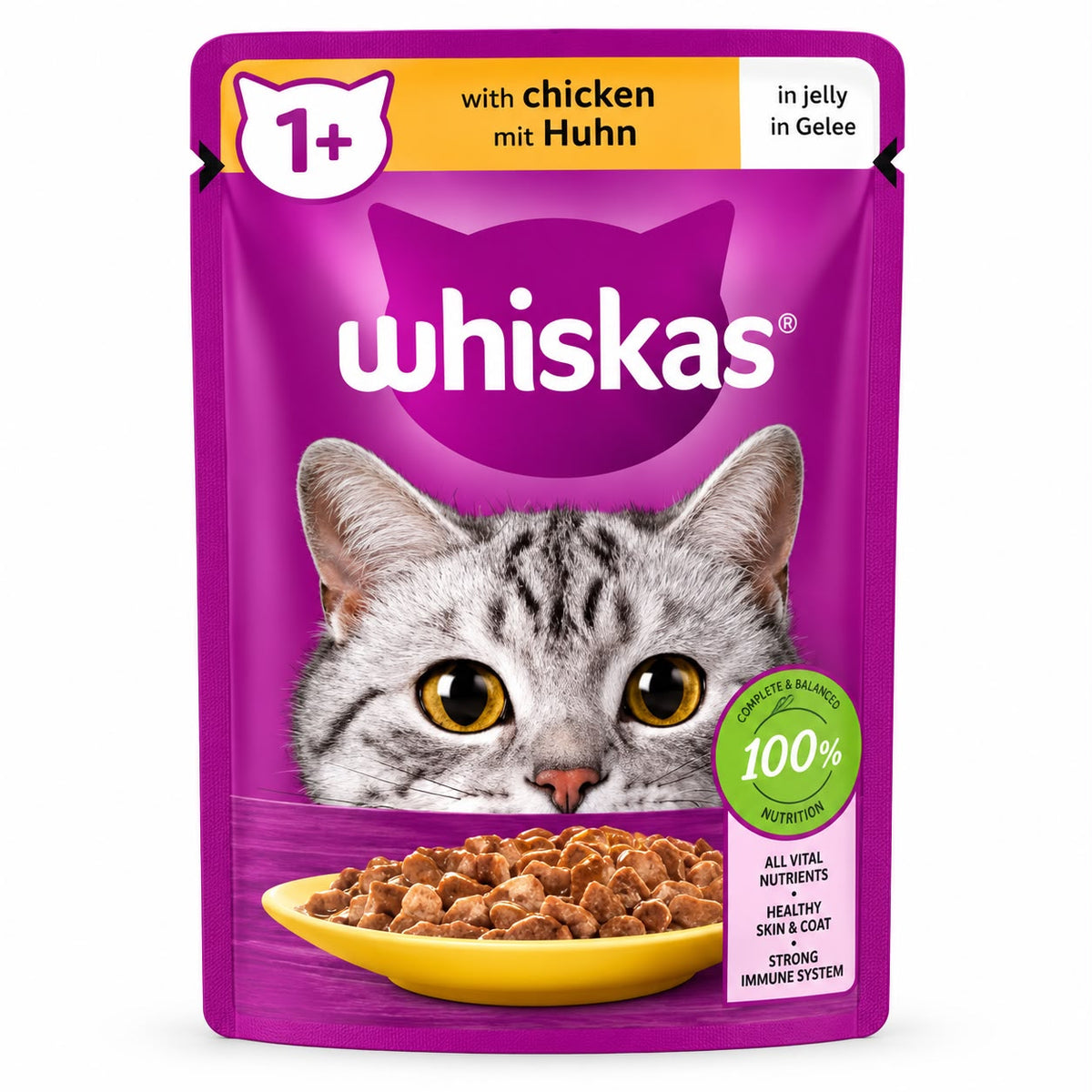 Whiskas Chicken in Jelly Wet Pouch