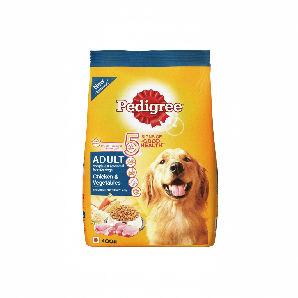 Pedigree Adult Dog Food Chicken And Vegetable Flavor -400g