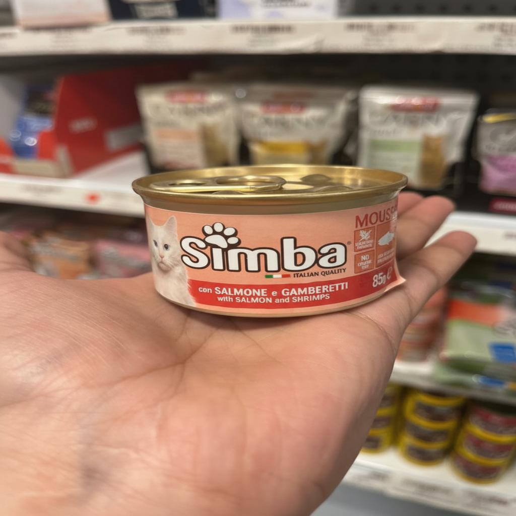 Simba Wet Food for Adult Cats with Salmon and Shrimps -85g