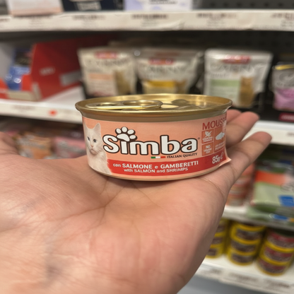 Simba Wet Food for Adult Cats with Salmon and Shrimps -85g
