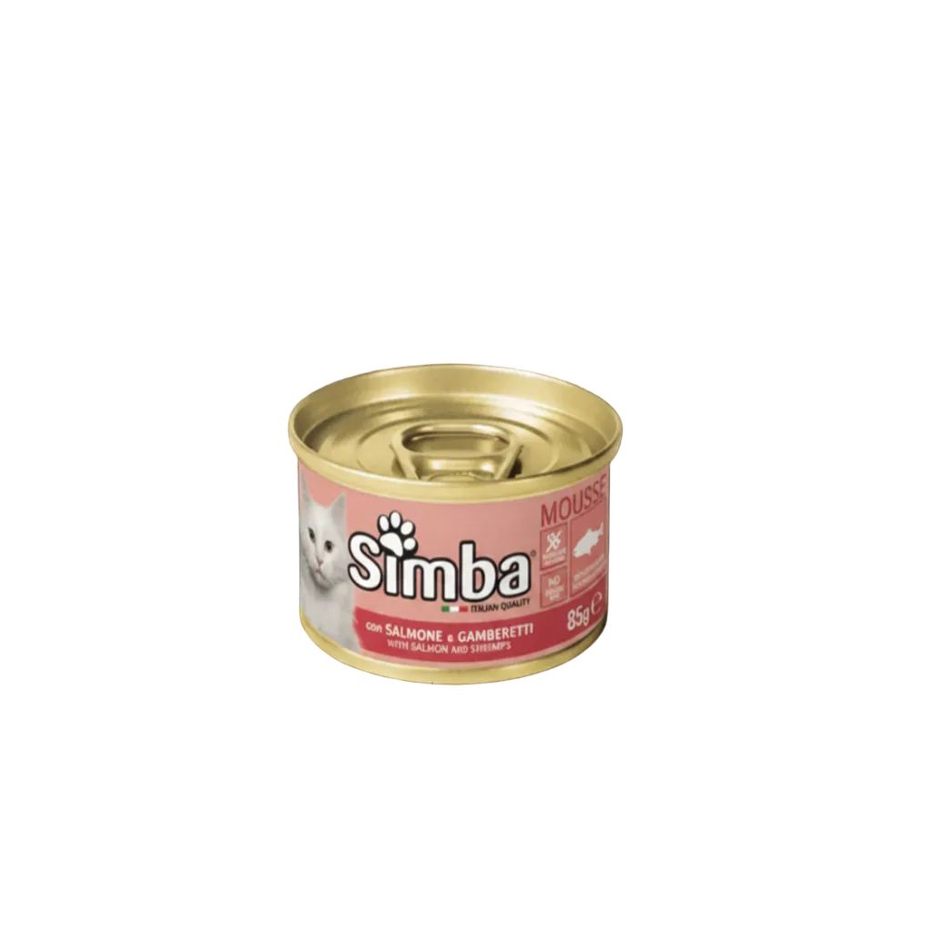 Simba Wet Food for Adult Cats with Salmon and Shrimps -85g