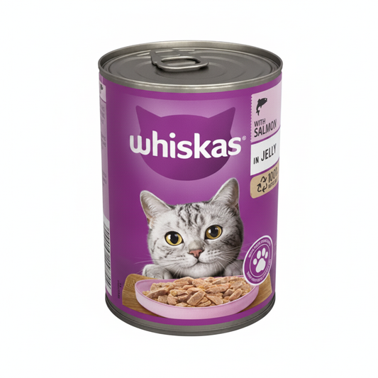 Whiskas Cat Food Tin Jelly Chicken -390g