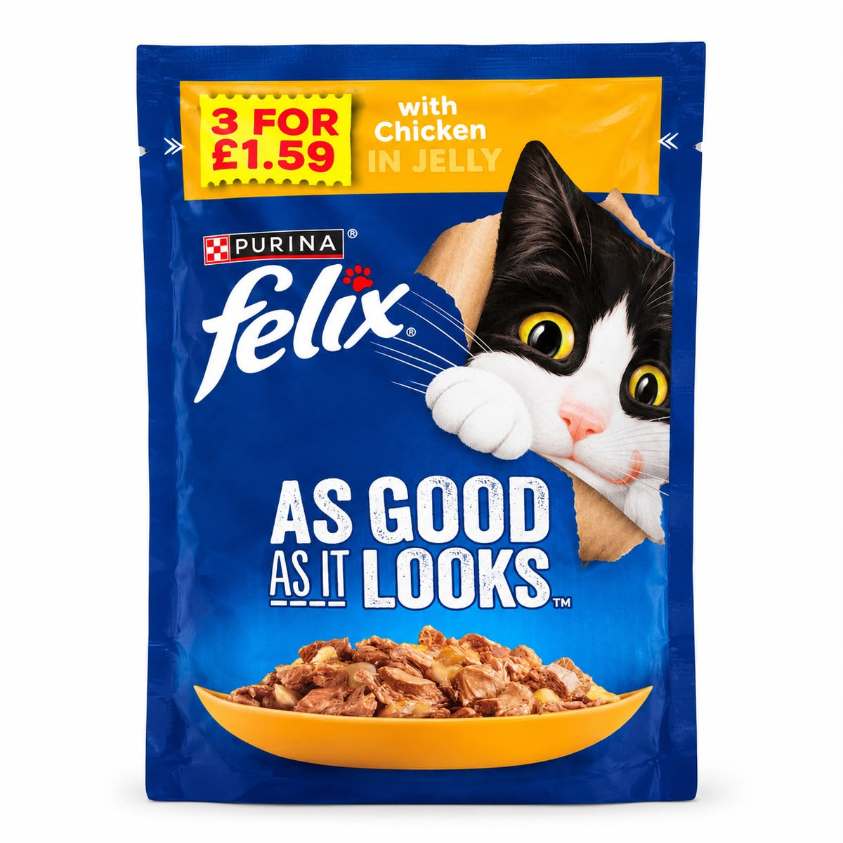 Felix Chicken in Jelly Wet Pouch